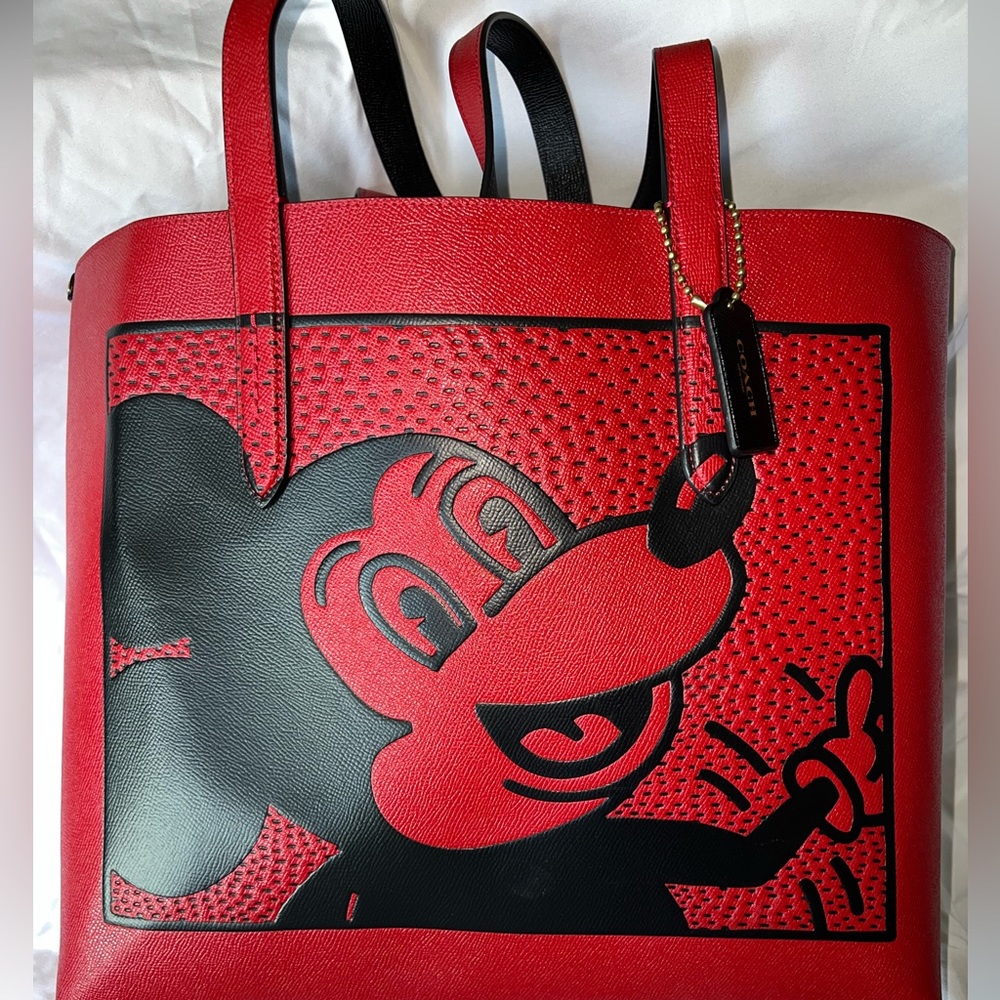 Coach x Keith Harring Mickey Mouse Tote